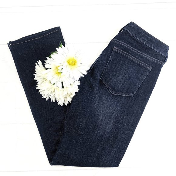 Banana Republic Denim - Banana Republic Dark Wash Slim Boot Cut Blue Jeans